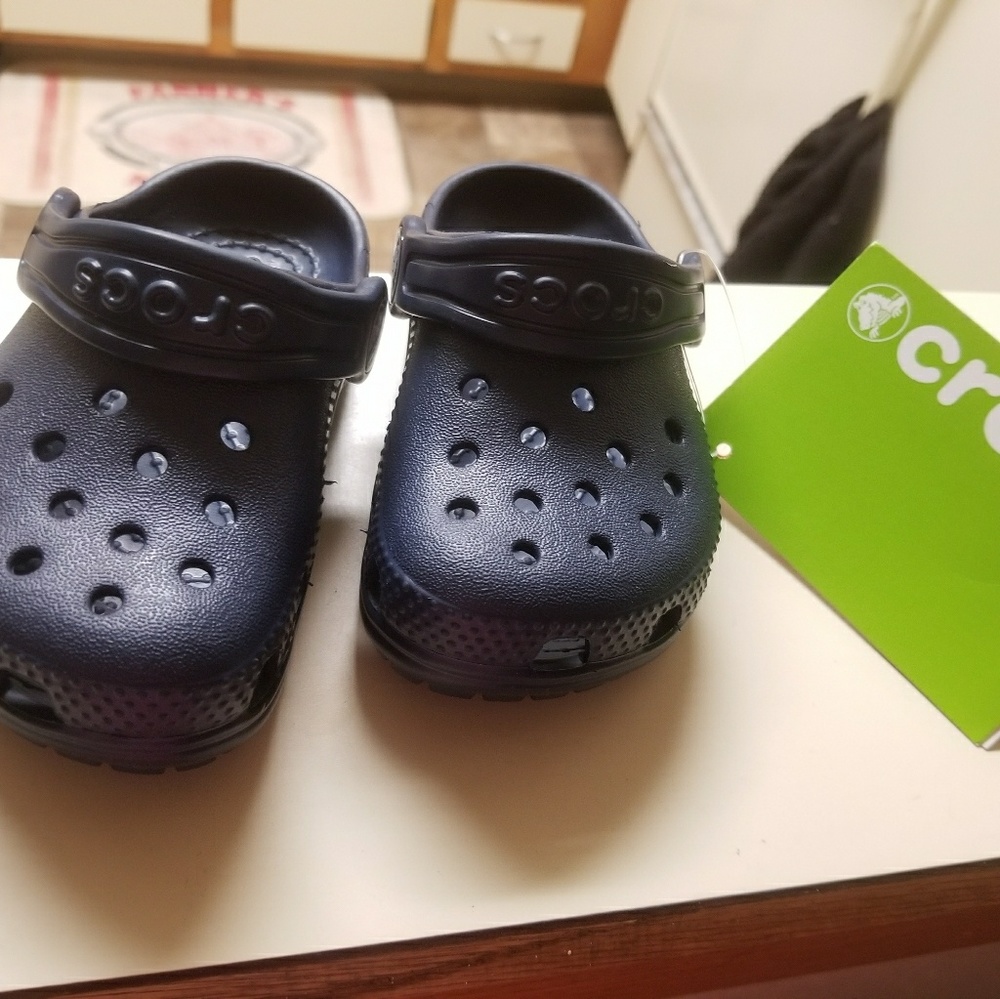 Crocs kids Navy classic clog